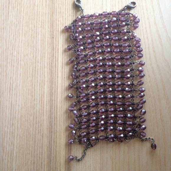 Very pretty light purple beaded bracelet - Picture 7 of 8